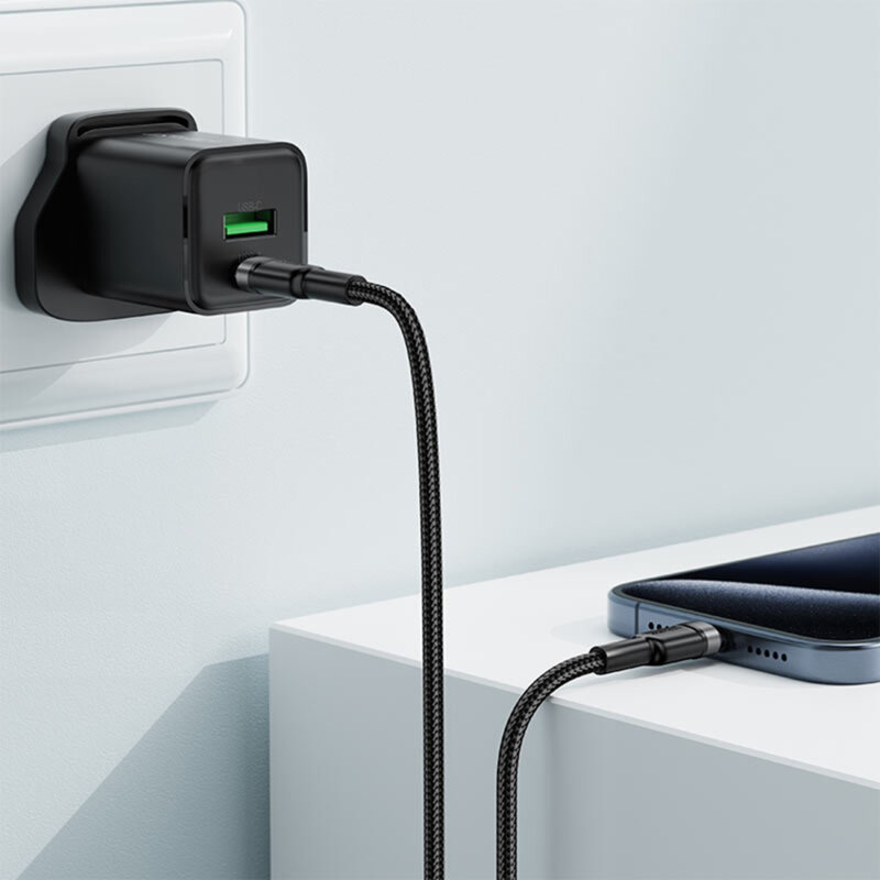 Cablu de date tip C, Fast Charge 60W Acefast, C22-03, 1.2m