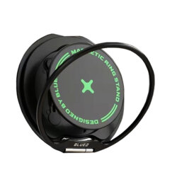 Suport inel pentru telefon magnetic Blueo, negru