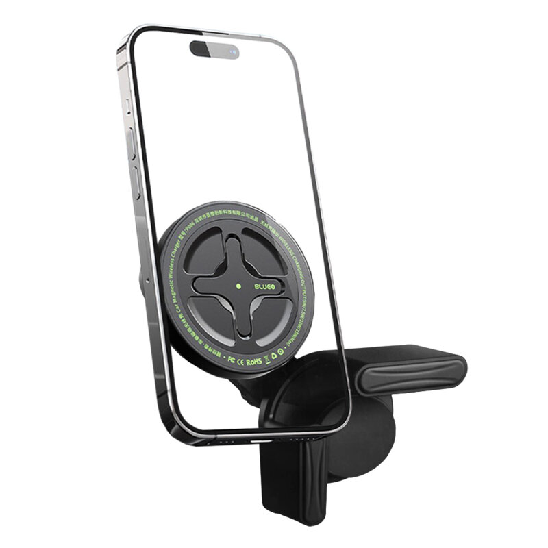 Suport auto cu incarcare wireless pentru masini EV 15W Blueo, alb