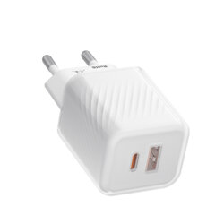 Incarcator priza GaN Fast Charge USB, Type-C Blueo, 35W, alb
