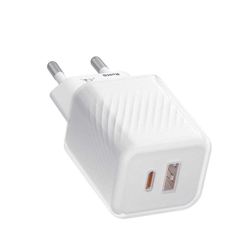 Incarcator priza GaN Fast Charge USB, Type-C Blueo, 35W, alb