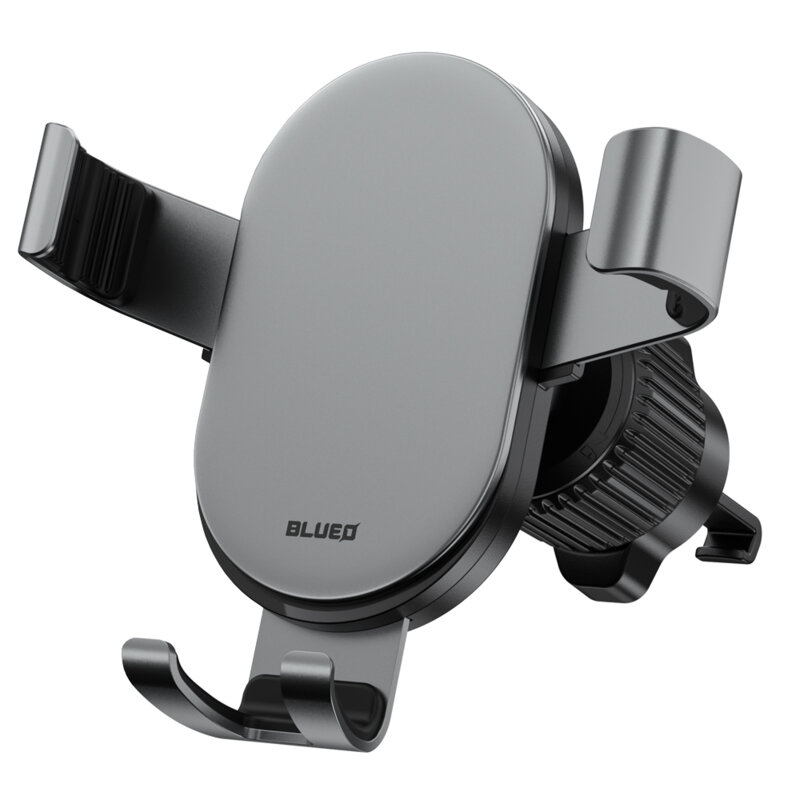 Suport auto pentru telefon, prindere grila Blueo Gravity, negru