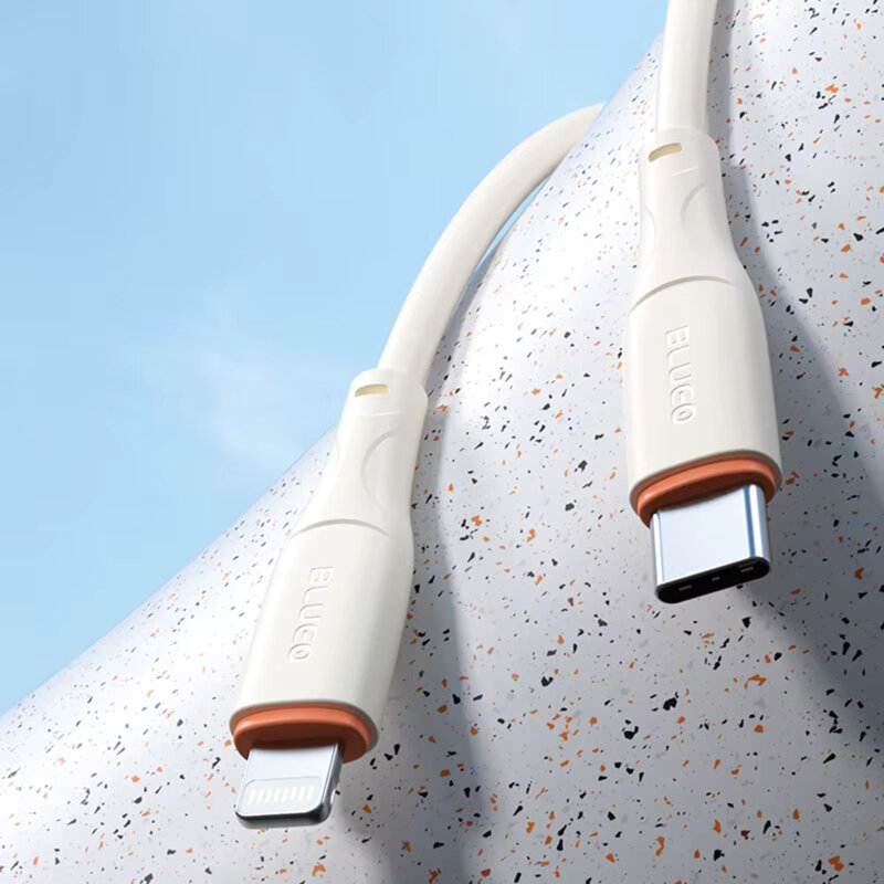 Cablu de incarcare Type-C la Lightning Ape Lengend Blueo 1.5m, portocaliu