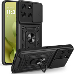 Husa Motorola Moto G86 protectie camera Techsuit CamShield Series, negru