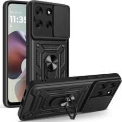Husa Motorola Moto G56 protectie camera Techsuit CamShield Series, negru