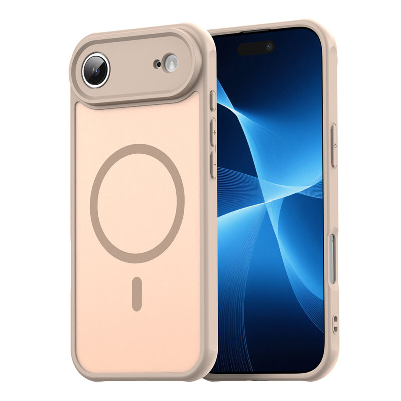 Husa iPhone 17 Air Techsuit HaloFrost II MagSafe, auriu