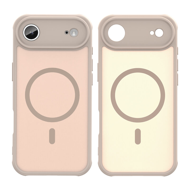 Husa iPhone 17 Air Techsuit HaloFrost II MagSafe, auriu