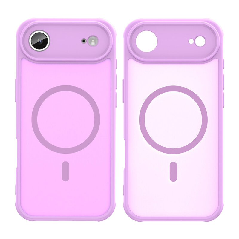 Husa iPhone 17 Air Techsuit HaloFrost II MagSafe, roz