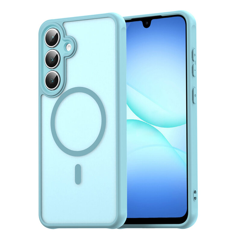 Husa Samsung Galaxy A17 5G Techsuit HaloFrost II MagSafe, verde menta