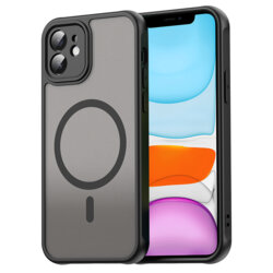 Husa iPhone 11 Techsuit HaloFrost II MagSafe, negru