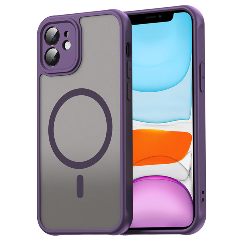 Husa iPhone 11 Techsuit HaloFrost II MagSafe, mov