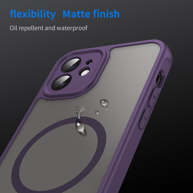 Husa iPhone 11 Techsuit HaloFrost II MagSafe, mov
