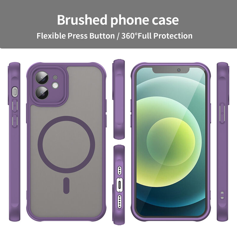 Husa iPhone 11 Techsuit HaloFrost II MagSafe, mov