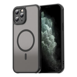 Husa iPhone 11 Pro Max Techsuit HaloFrost II MagSafe, negru