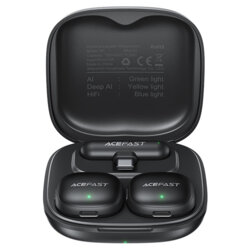 Microfon 360° wireless tip lavaliera Acefast R1, 750mAh, negru