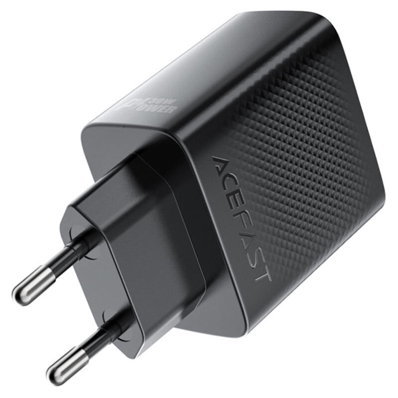 Incarcator GaN Type-C + cablu Acefast A110, 30W, 65cm, negru