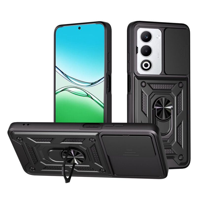 Husa Oppo A5 4G protectie camera Techsuit CamShield Series, negru