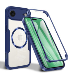Husa 360° iPhone 17 Air Techsuit ColorVerse MagSafe, albastru