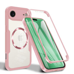 Husa 360° iPhone 17 Air Techsuit ColorVerse MagSafe, roz