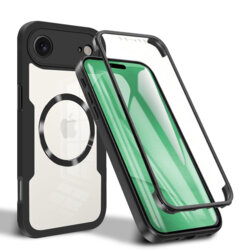 Husa 360° iPhone 17 Air Techsuit ColorVerse MagSafe, negru