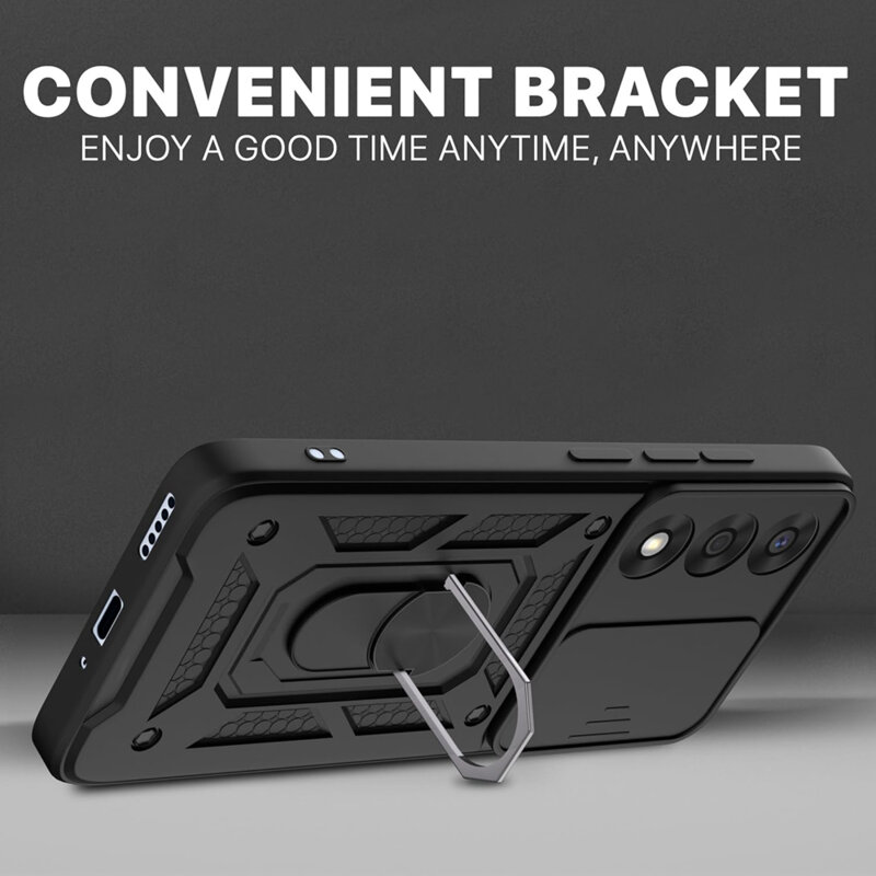 Husa OnePlus Nord 5 protectie camera Techsuit CamShield Series, negru