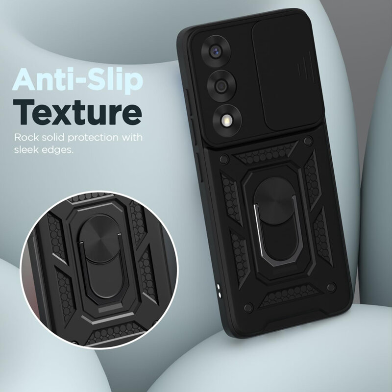 Husa OnePlus Nord 5 protectie camera Techsuit CamShield Series, negru