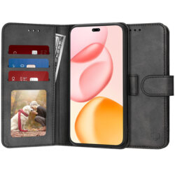 Husa 360 Honor 400 Pro Techsuit Diary Book, negru