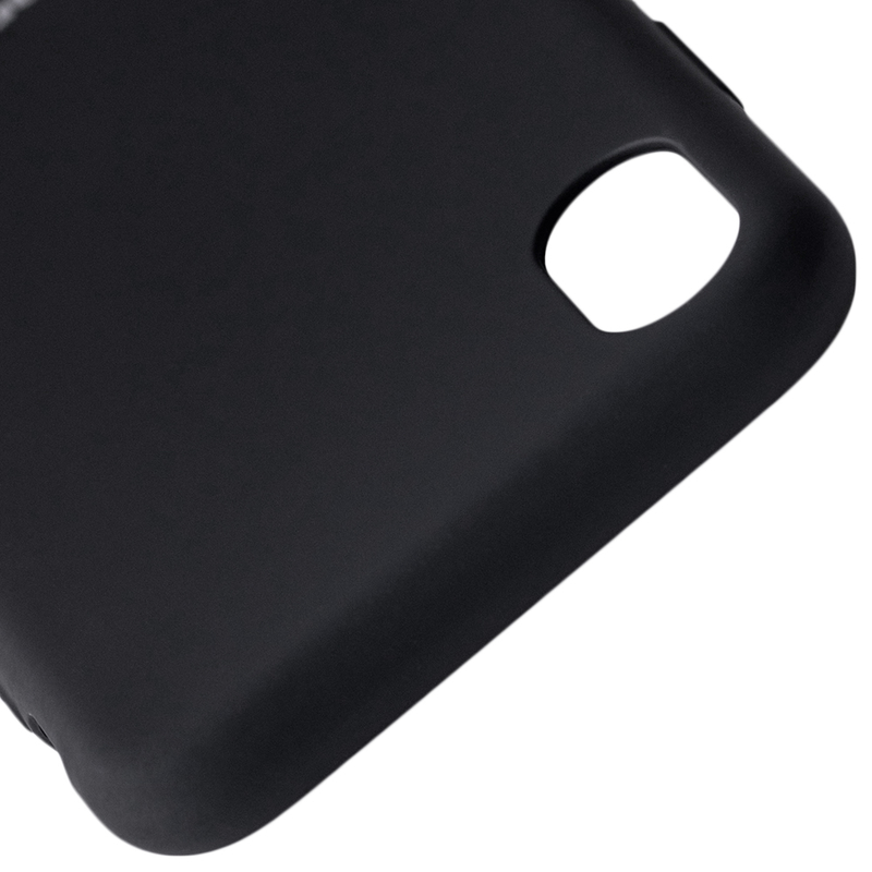Husa iPhone XS Roar Colorful Jelly Case - Negru Mat