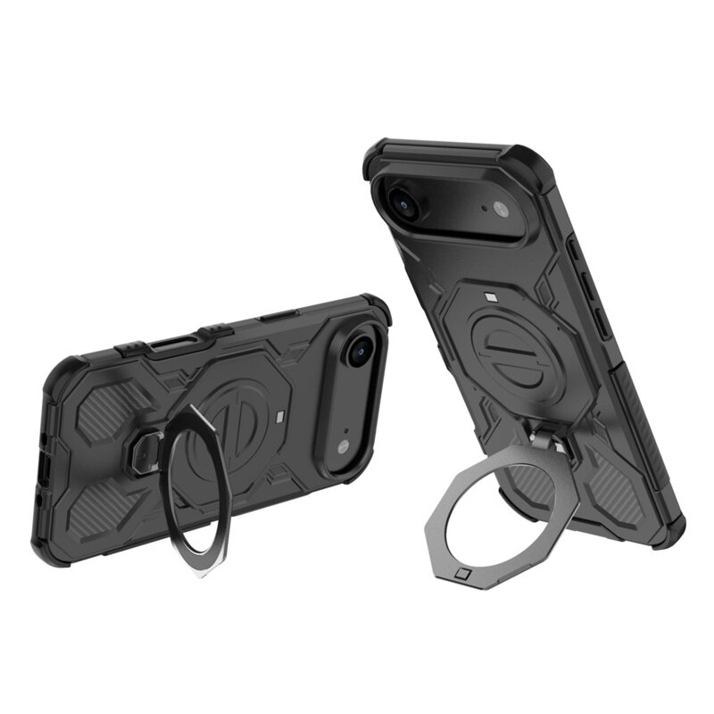 Husa iPhone 17 Air Techsuit Carbon Shield PRO, negru