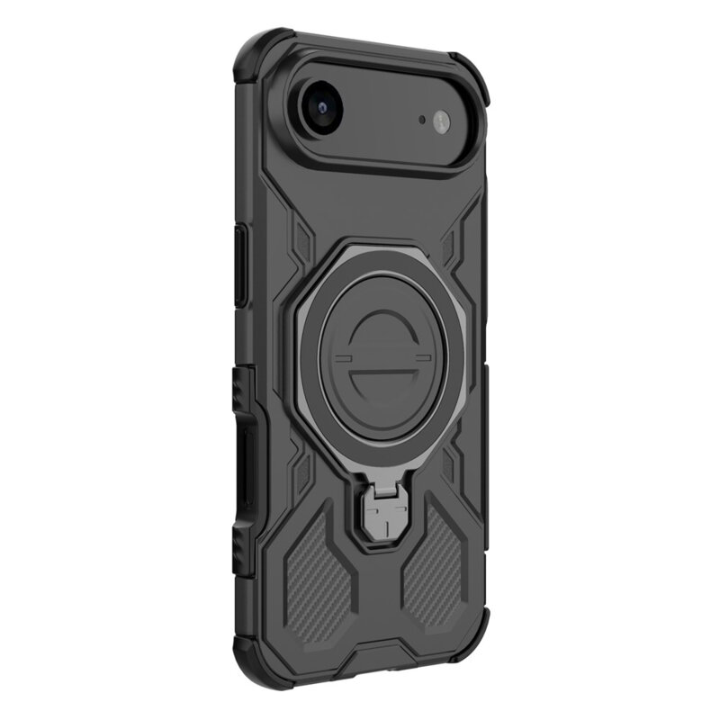 Husa iPhone 17 Air Techsuit Carbon Shield PRO, negru