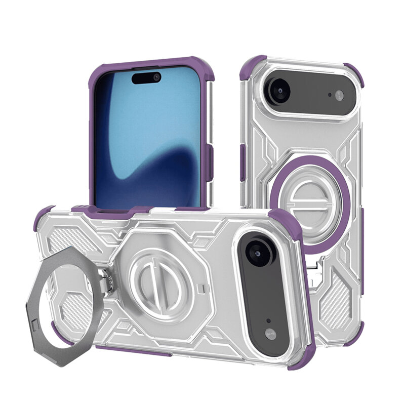 Husa iPhone 17 Air Techsuit Carbon Shield PRO, mov