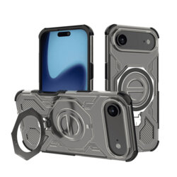 Husa iPhone 17 Air Techsuit Carbon Shield PRO, fumuriu