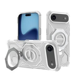 Husa iPhone 17 Air Techsuit Carbon Shield PRO, alb