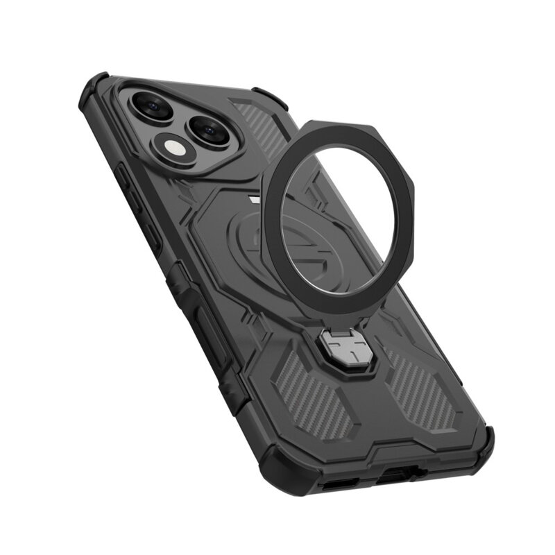 Husa Honor 400 Lite Techsuit Carbon Shield PRO, negru