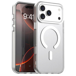 Husa iPhone 17 Pro Max Techsuit CandyCase MagSafe, alb
