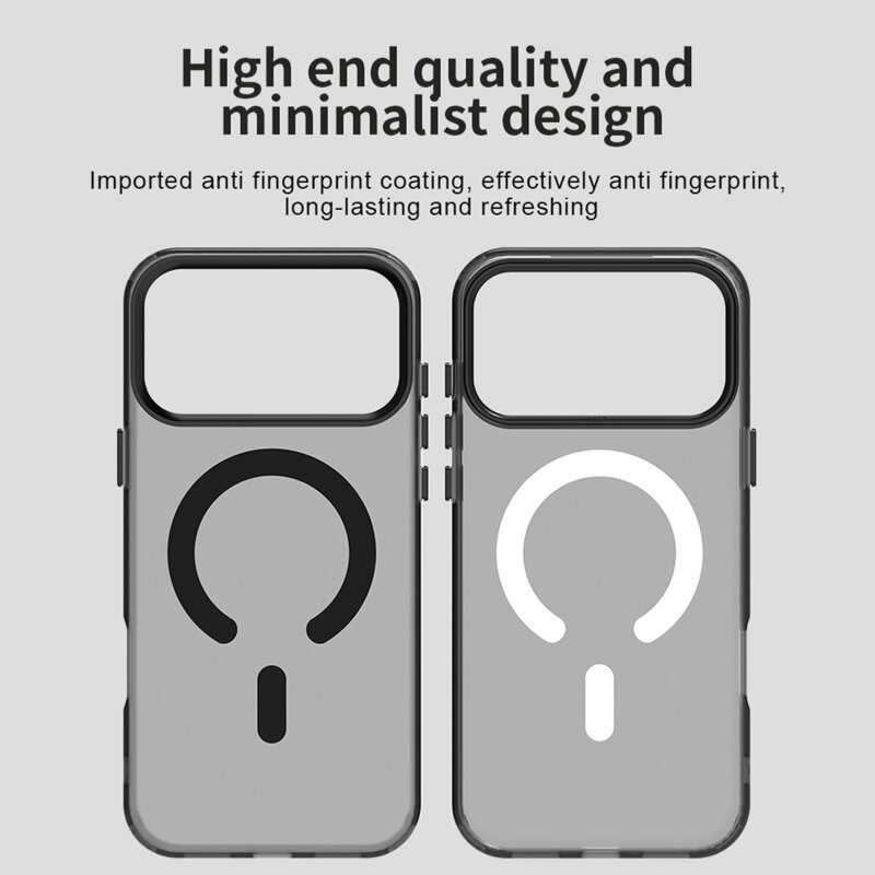 Husa iPhone 17 Pro Max Techsuit CandyCase MagSafe, negru