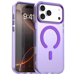 Husa iPhone 17 Pro Techsuit CandyCase MagSafe, mov