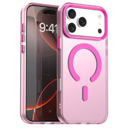 Husa iPhone 17 Pro Techsuit CandyCase MagSafe, roz