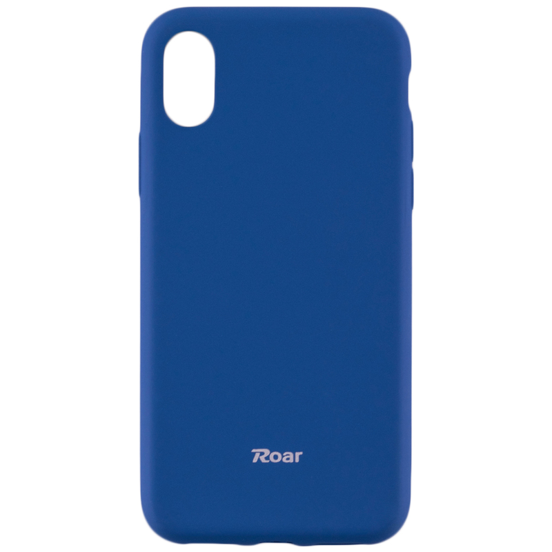 Husa Apple iPhone XS Roar Colorful Jelly Case Bleu Mat