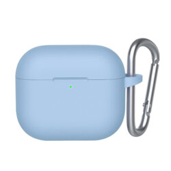 Husa AirPods 3 Blueo Liquid Silicone, bleu