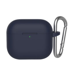 Husa AirPods 3 Blueo Liquid Silicone, albastru