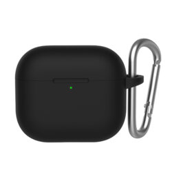 Husa AirPods 3 Blueo Liquid Silicone, negru