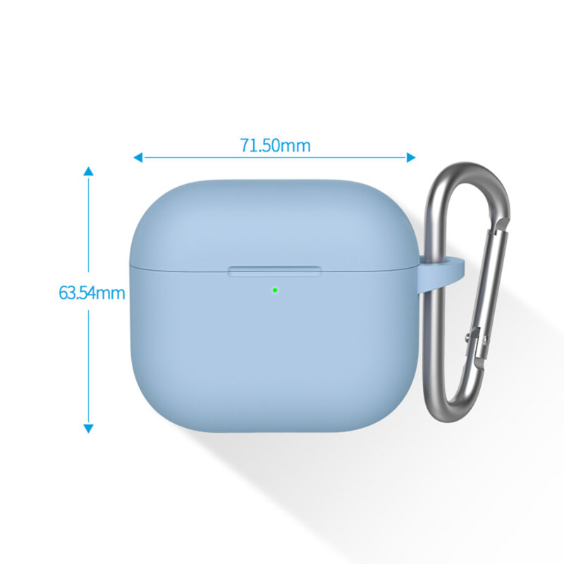 Husa AirPods 3 Blueo Liquid Silicone, negru