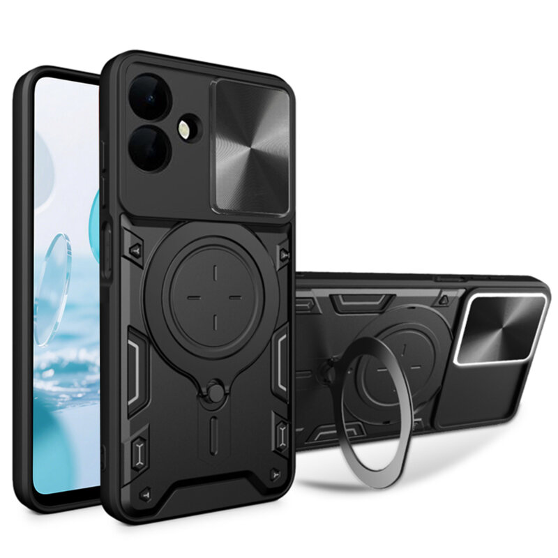 Husa Samsung Galaxy A07 4G Techsuit CamGuard Pro, negru