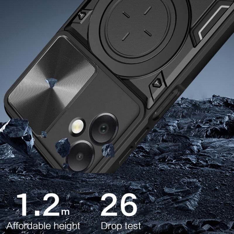 Husa Samsung Galaxy A07 4G Techsuit CamGuard Pro, negru