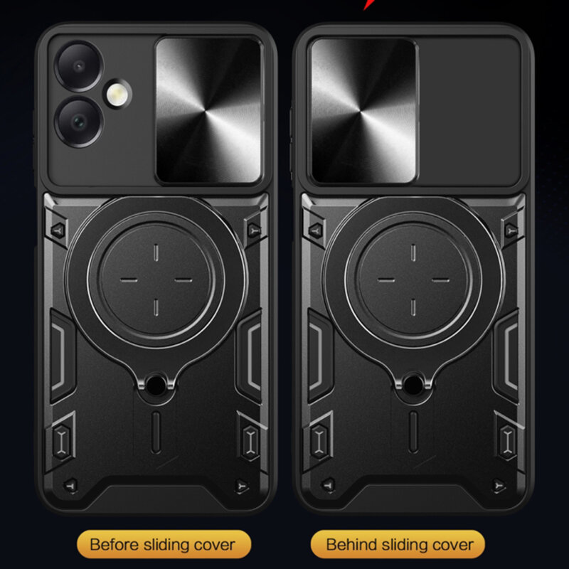 Husa Samsung Galaxy A07 4G Techsuit CamGuard Pro, negru