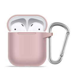 Husa AirPods 1 Blueo Liquid Silicone, roz
