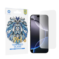 Folie sticla iPhone 17 Pro Max Lito 9H Tempered Glass, transparenta