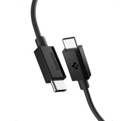 Cablu Type-C Fast Charge Spigen, 60W, 1m, negru, EB6010CC