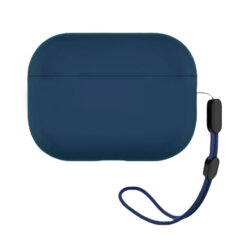Husa AirPods Pro 2 Blueo Liquid Silicone, albastru